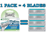 Wilkinson Sword Quattro Titanium Sensitive Refill Razor Blades 1 Pack/4 Pcs