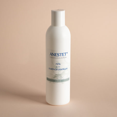 Gel for laser hair removal medium viscosity anestet (анестет) медиагель, 250 ml.