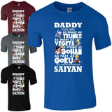 Daddy You Are My Favourite Saiyan T-Shirt - Dragon Ball Super Dads Gift Top New 2019 Summer Print T-Shirt Man Hipster Tees