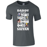 Daddy You Are My Favourite Saiyan T-Shirt - Dragon Ball Super Dads Gift Top New 2019 Summer Print T-Shirt Man Hipster Tees