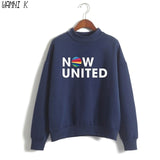 WAMNI Now United - Better Album Turtleneck Sweater Women Better Now United Lyrics Pullover Girl Kawaii Harajuku Tracksui